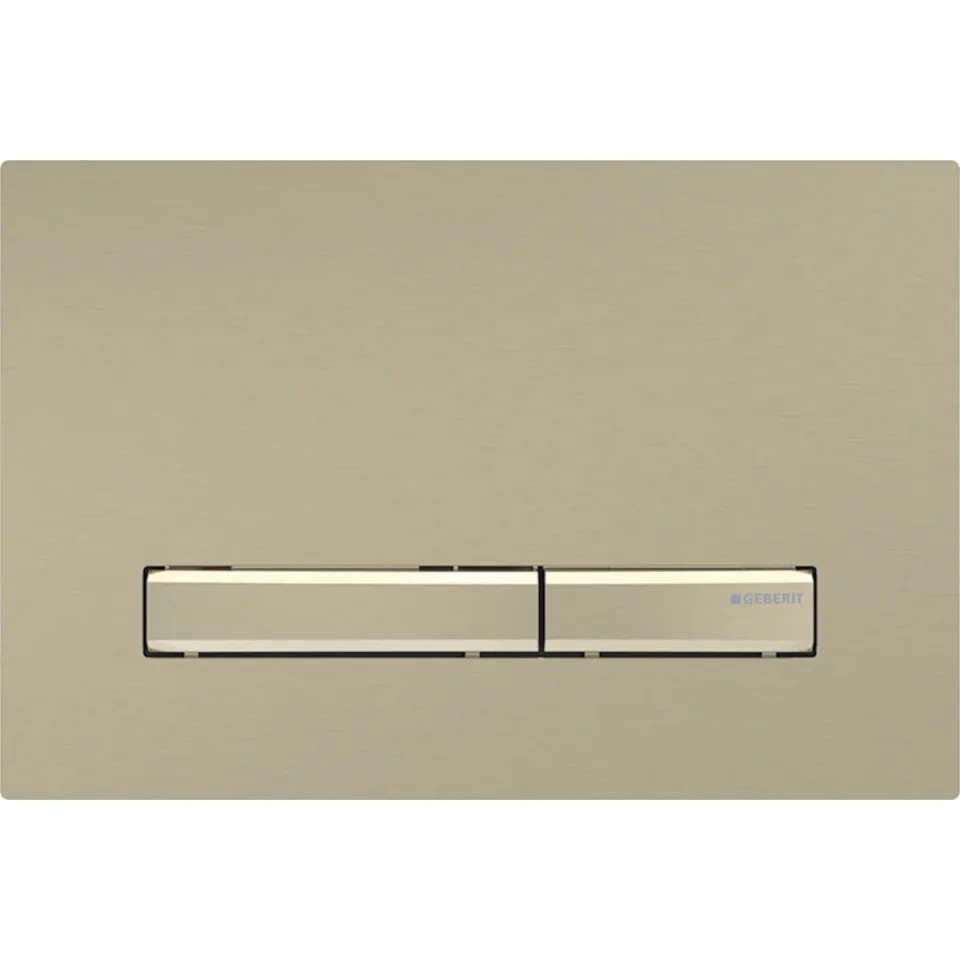 Geberit Sigma50 Flush Plate For Dual Flush, Brass product image - Image 2