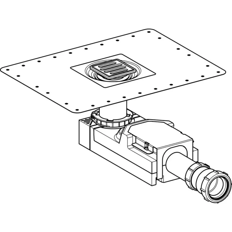 Geberit 243.120.00.1 Grating For Floor Drain detail view - Image 2