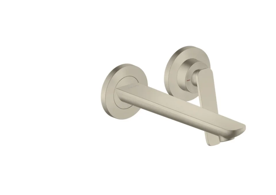 Axor Citterio C Single Lever Basin Mixer For Concealed Installation Wall-mounted With Spout 195 Mm Brushed Nickel product image - Image 2