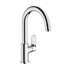 Hansgrohe Vernis Blend Single Lever Basin Mixer With Swivel Spout And Pop-up Waste Set Chrome product image - Image 2