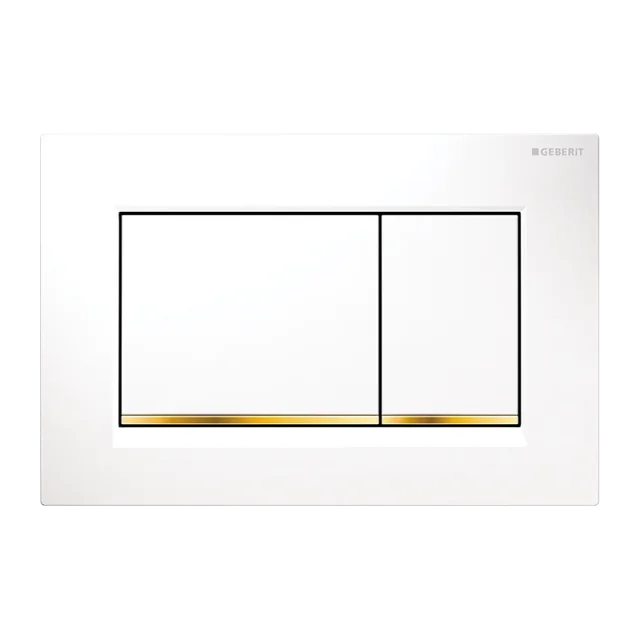 Geberit 115.883.kk.1 Sigma 30 D/f/p Wh/gold/wh product image - Image 2