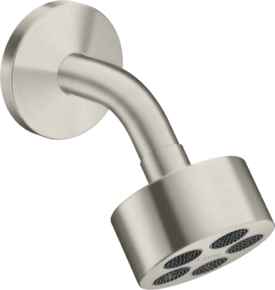 Axor One Overhead Shower 75 1jet Ecosmart With Shower Arm Stainless Steel Optic product image - Image 2