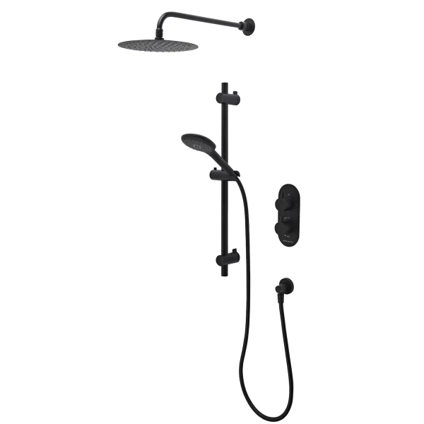 Roper Rhodes Unity Dual Function Concealed Shower System Black
