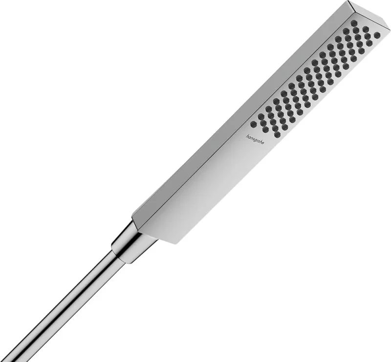 Hansgrohe Pulsify E Baton Hand Shower 100 1jet Ecosmart Chrome detail view - Image 4