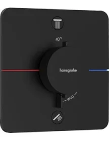 Hansgrohe Showerselect Comfort Q Thermostat For Concealed Installation For 2 Functions Matt Black product image - Image 3