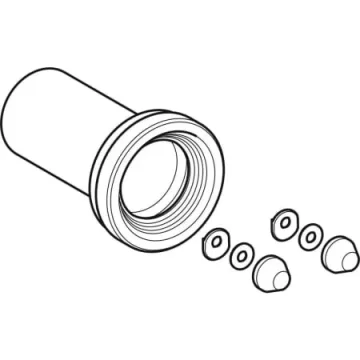Geberit 152.429.46.1 Pan Connector Set & Sleeve detail view - Image 2