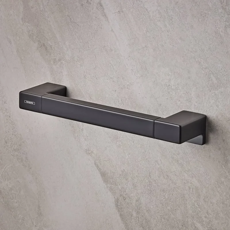 Hansgrohe Addstoris Q Grab Bar Matt Black product image - Image 4