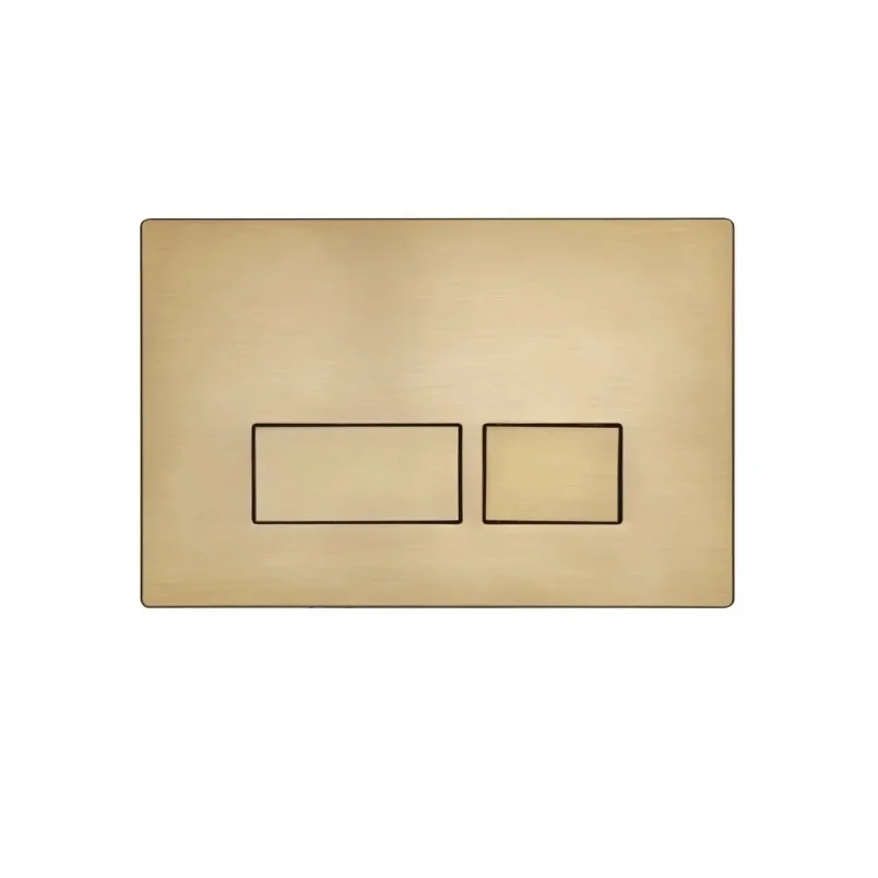 Roper Rhodes Square Flush Plate - Brushed Brass product image - Image 2