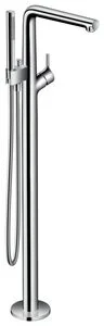 Hansgrohe Tecturis S Single Lever Bath Mixer Floor-standing Chrome product image - Image 3