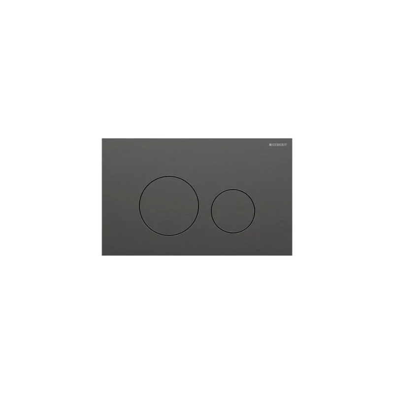 Geberit Sigma40 Dual Round Flush Plate Black Chrome product image - Image 3