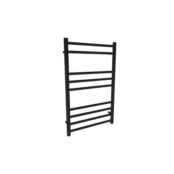 AVA Trend Ladder 800 x 500mm Black Stainless Steel Towel Rail