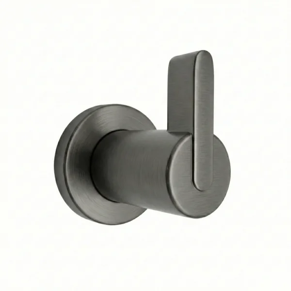Ava Elegance Stainless Steel Robe Hook - Brushed Black