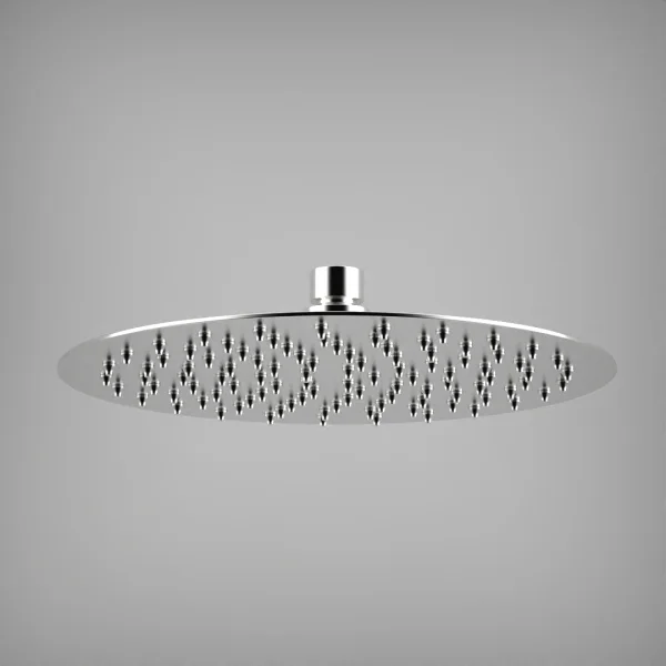 Ava Round 250mm Shower Head (8mm Thickness) - Polished Stainless Steel