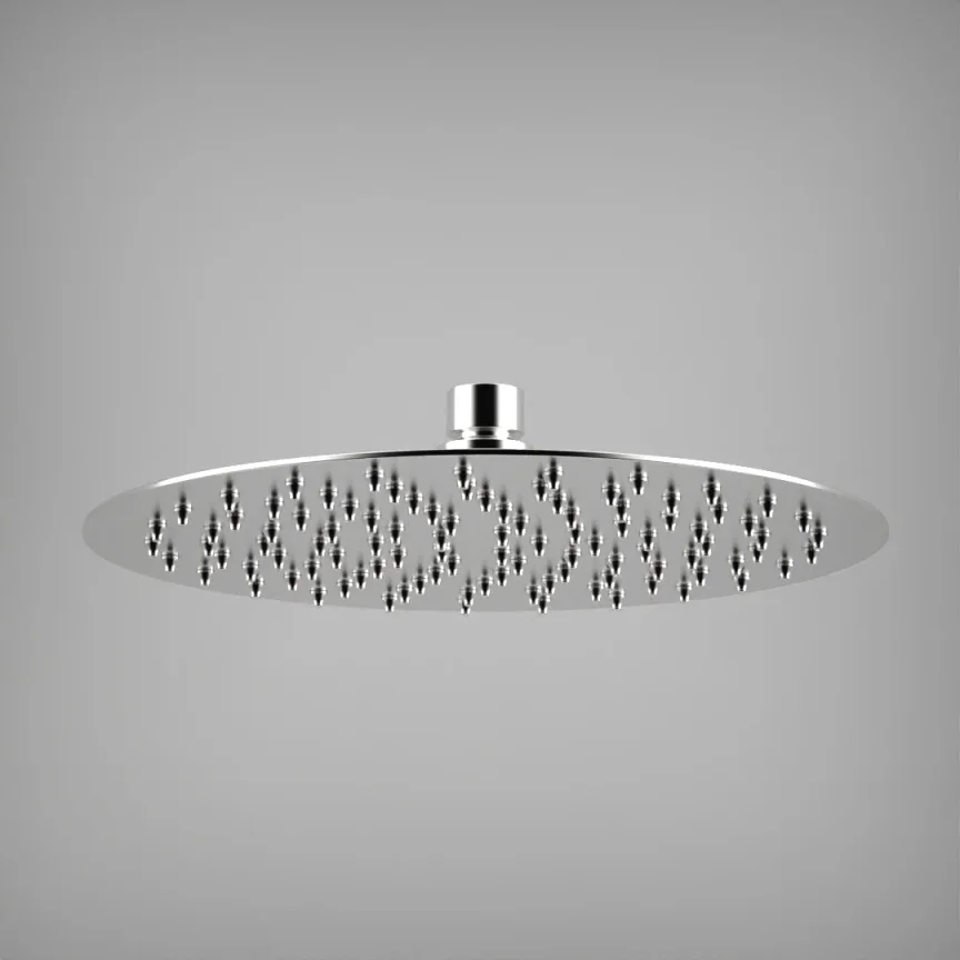Ava Round 250mm Shower Head (8mm Thickness) - Polished Stainless Steel product image - Image 1
