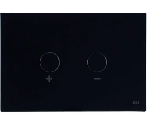 Blink Pneumatic Dual Flush Plate Matt Black RT product image - Image 1