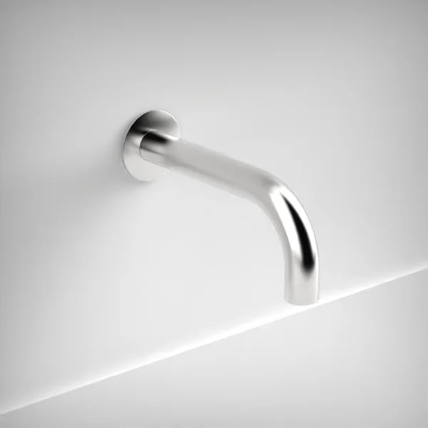 Ava Trend 184mm Wall Mounted Spout Only With 60mm Flange - Polished Stainless Steel
