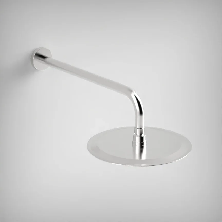 Ava Round 250mm Shower Head (8mm Thickness) - Polished Stainless Steel detail view - Image 11