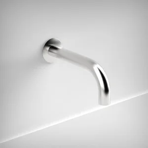 Ava Trend 184mm Wall Mounted Spout Only With 60mm Flange - Polished Stainless Steel