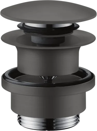 Axor Waste Set 11/4" Push-open For Basin And Bidet Mixers Brushed Black Chrome product image - Image 1