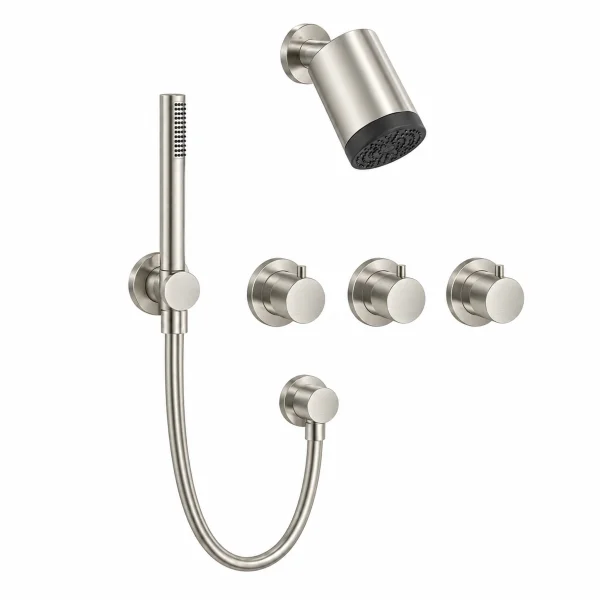 Crosswater Module Plus Shower Set 4 Brushed Nickel