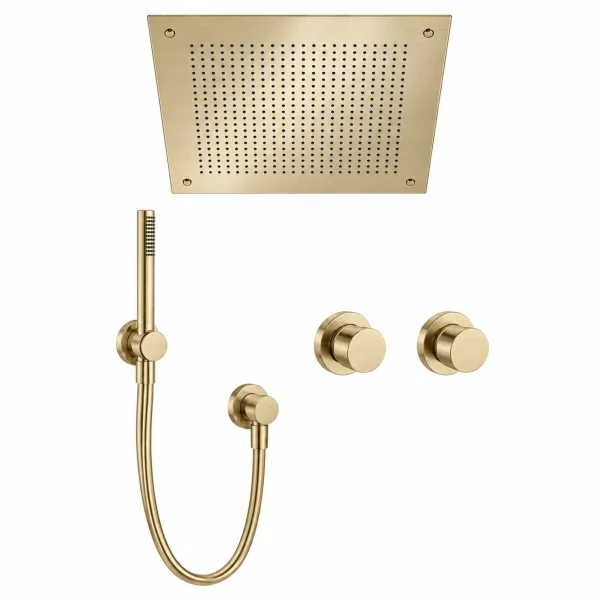 Crosswater Module Plus Shower Set 6 Brushed Brass