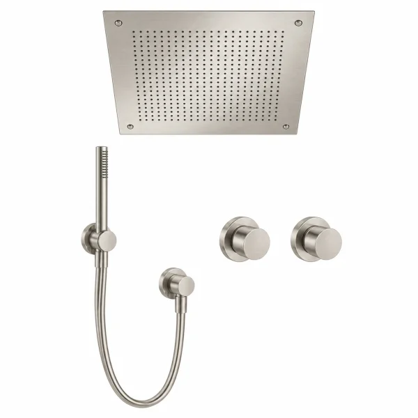 Crosswater Module Plus Shower Set 6 Brushed Nickel