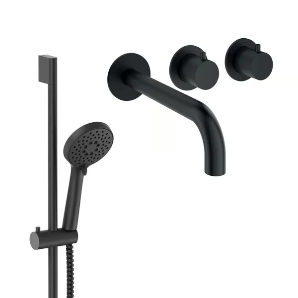 Crosswater Module Shower Set 4 Matt Black
