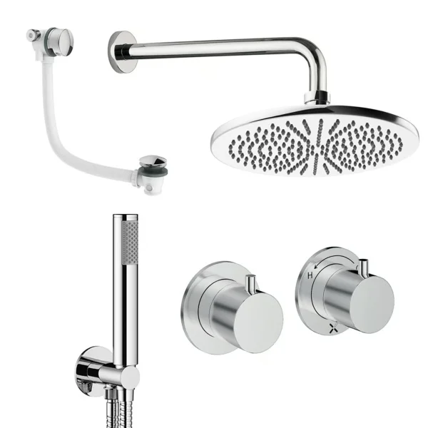 Crosswater Module Shower Set 6 Chrome 300mm