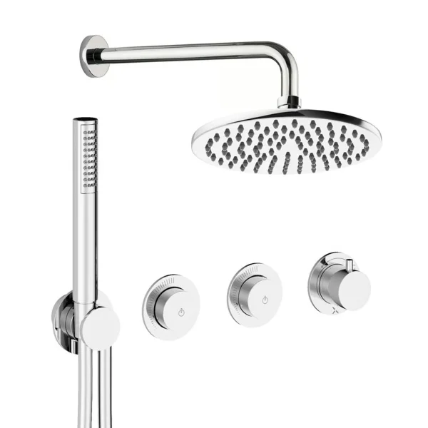 Crosswater Module Shower Set 8 Chrome 200mm