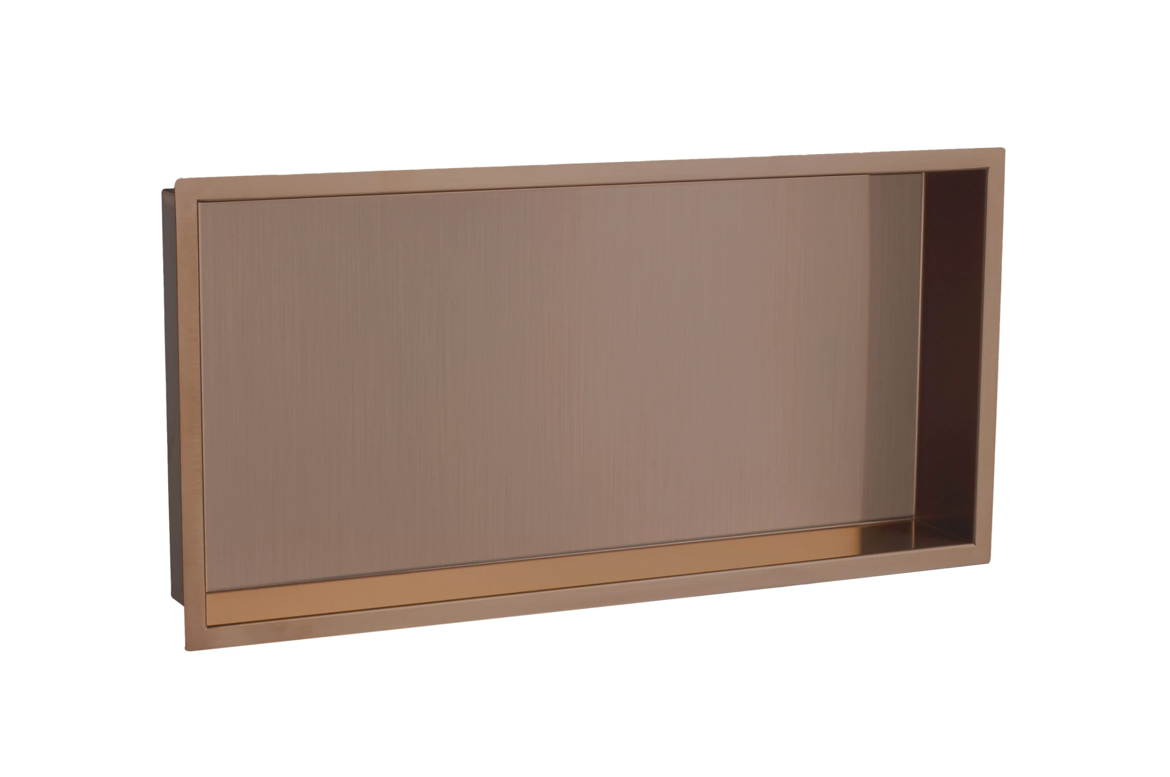 Just Taps Shower Niche 600 X 300mm Brushed Bronze