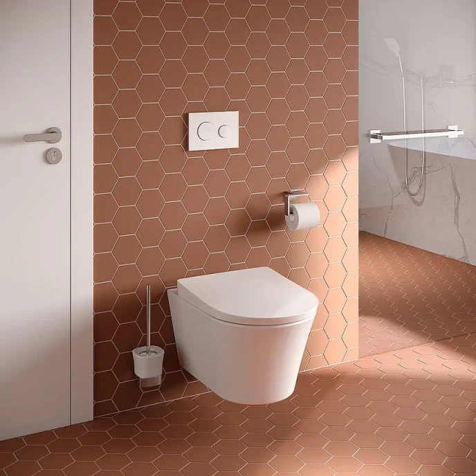 TOTO GP Wall Hung Toilet Pan White detail view - Image 3