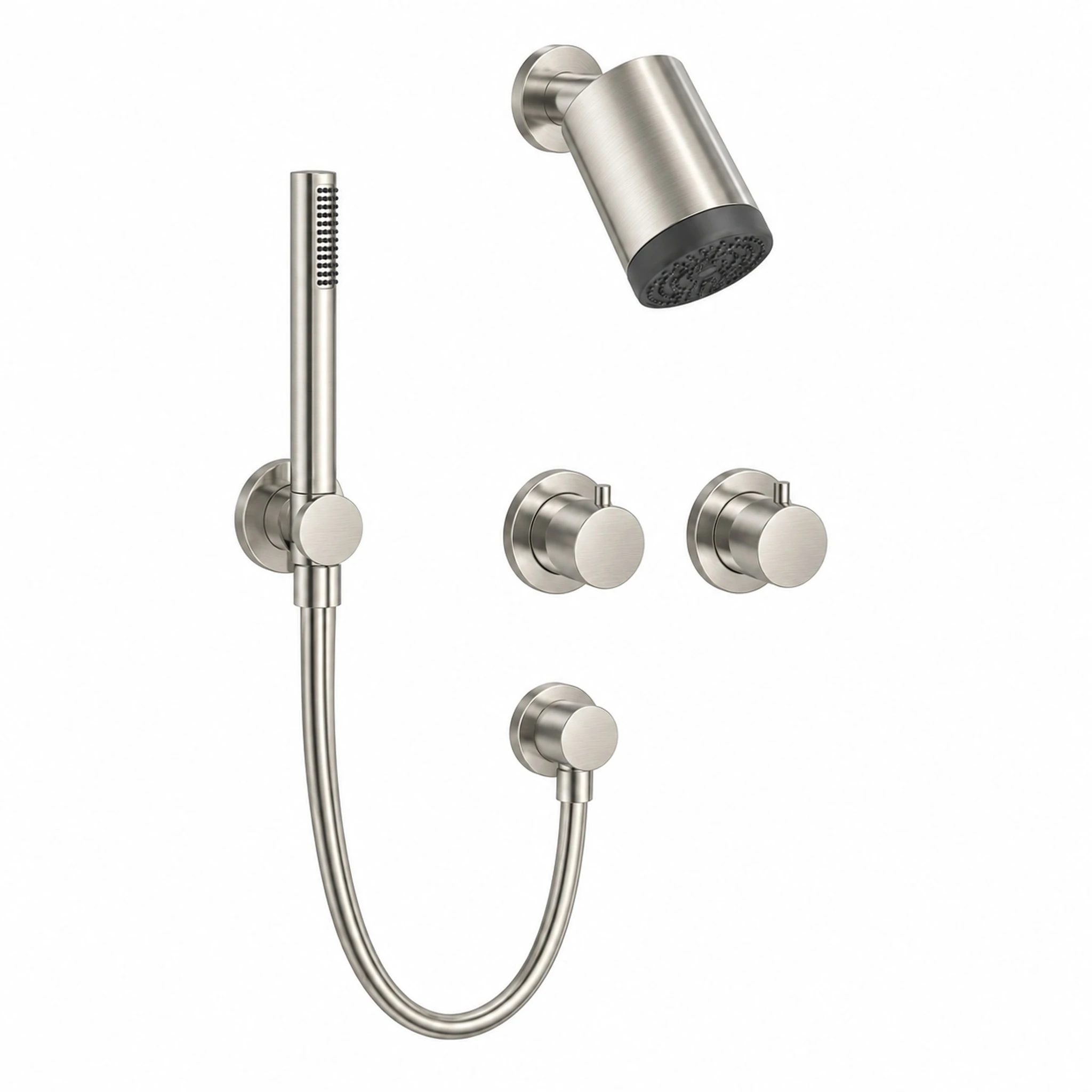 Crosswater Module Plus Shower Set 3 Brushed Nickel