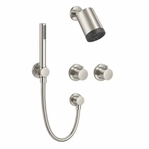 Crosswater Module Plus Shower Set 3 Brushed Nickel