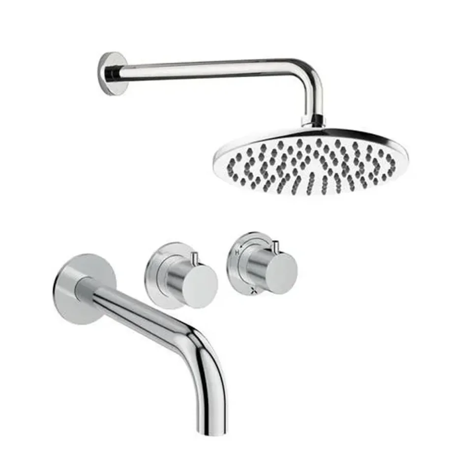 Crosswater Module Shower Set 3 Chrome 200mm product image - Image 1