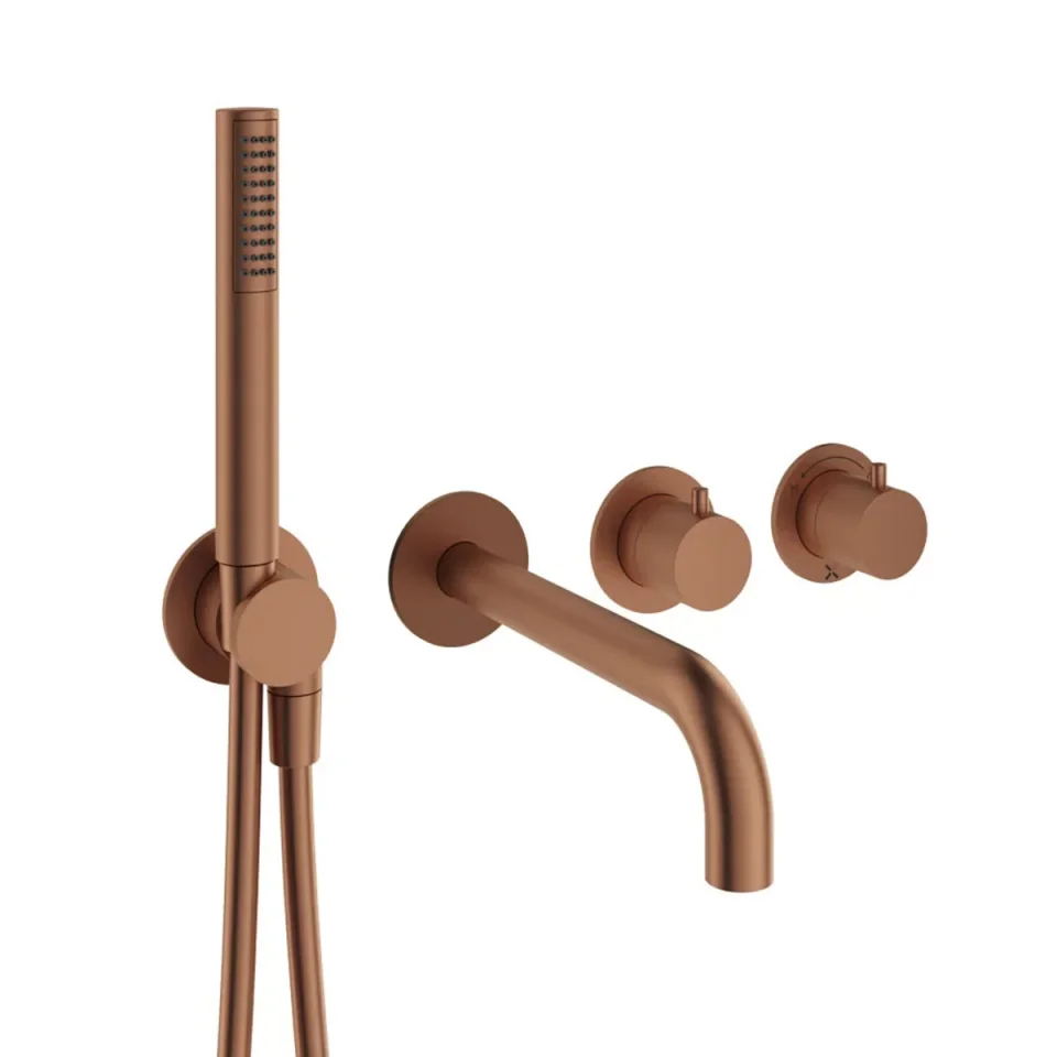 Crosswater Module Shower Set 10 Brushed Bronze product image - Image 1