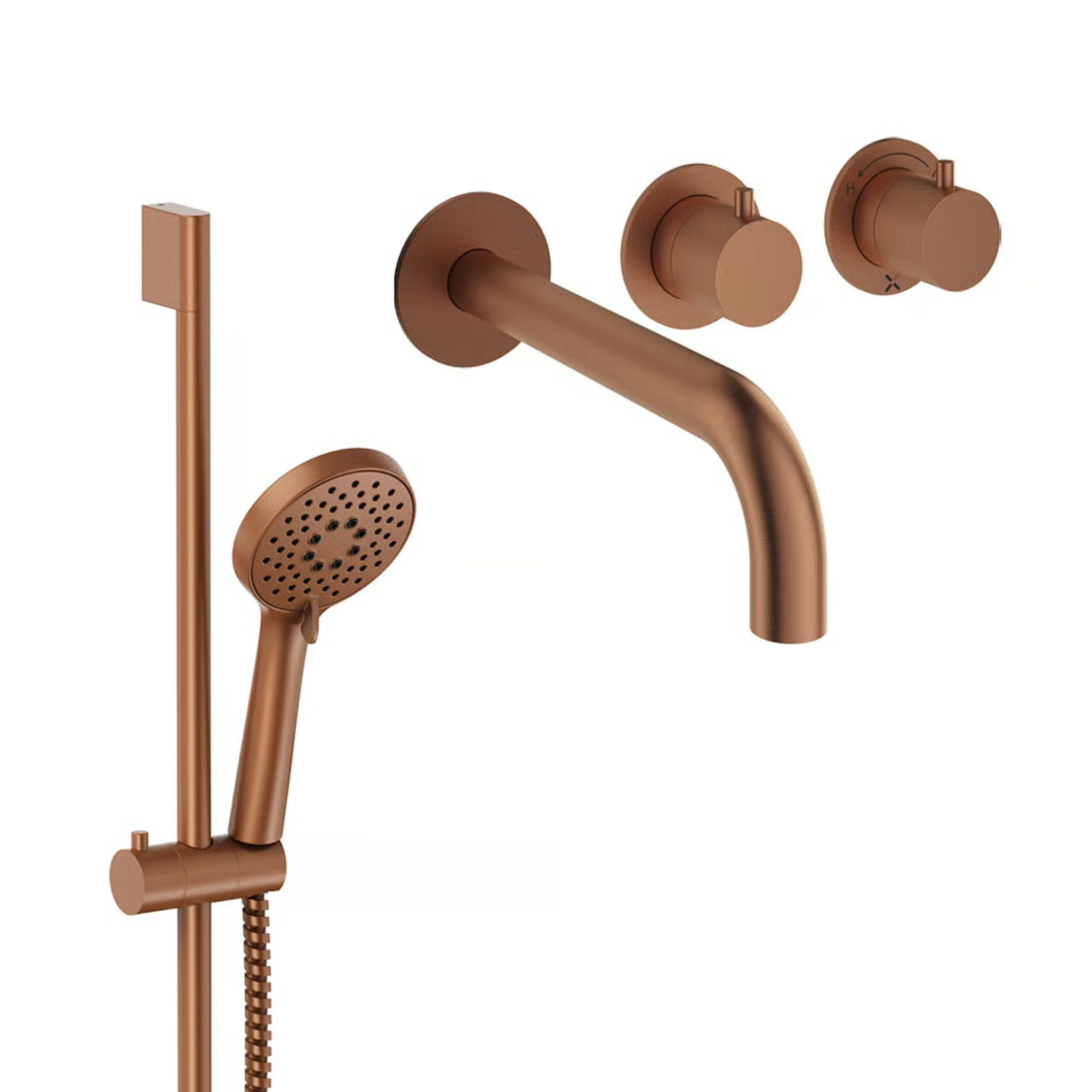 Crosswater Module Shower Set 4 Brushed Bronze