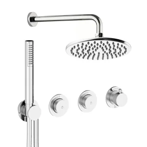 Crosswater Module Shower Set 8 Chrome 200mm