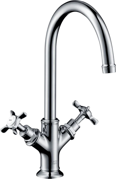 Axor Montreux 2-handle Basin Mixer 210 With Cross Handles Without Waste Chrome