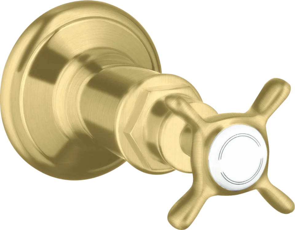 Axor Montreux Shut-off Valves 130 X 110 X 87mm Brass - Brushed product image - Image 2
