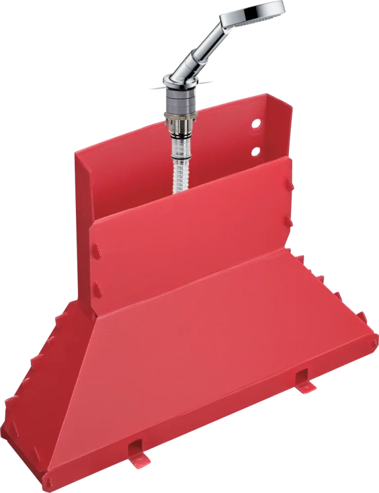 Axor Concealed Basic Set Bath/shower Mixers 910 X 350 X 85mm Chrome product image - Image 2