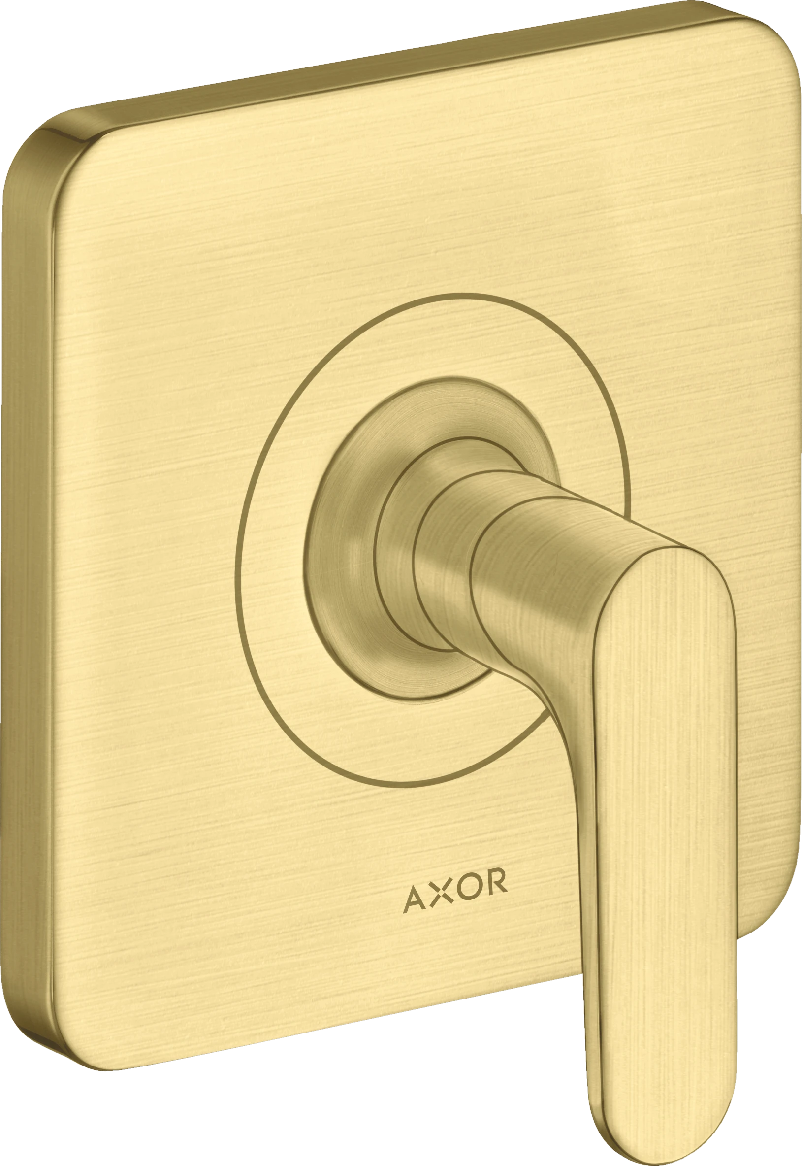 Axor Citterio M Shut-off Valves 130 X 110 X 87mm Brass - Brushed