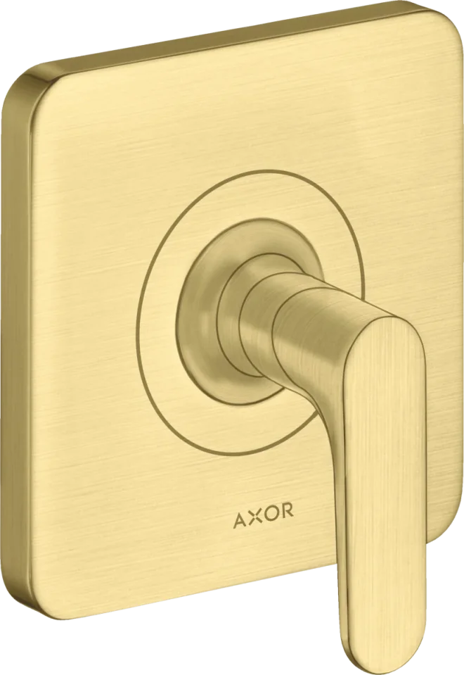 Axor Citterio M Shut-off Valves 130 X 110 X 87mm Brass - Brushed product image - Image 1