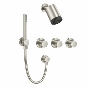Crosswater Module Plus Shower Set 4 Brushed Nickel