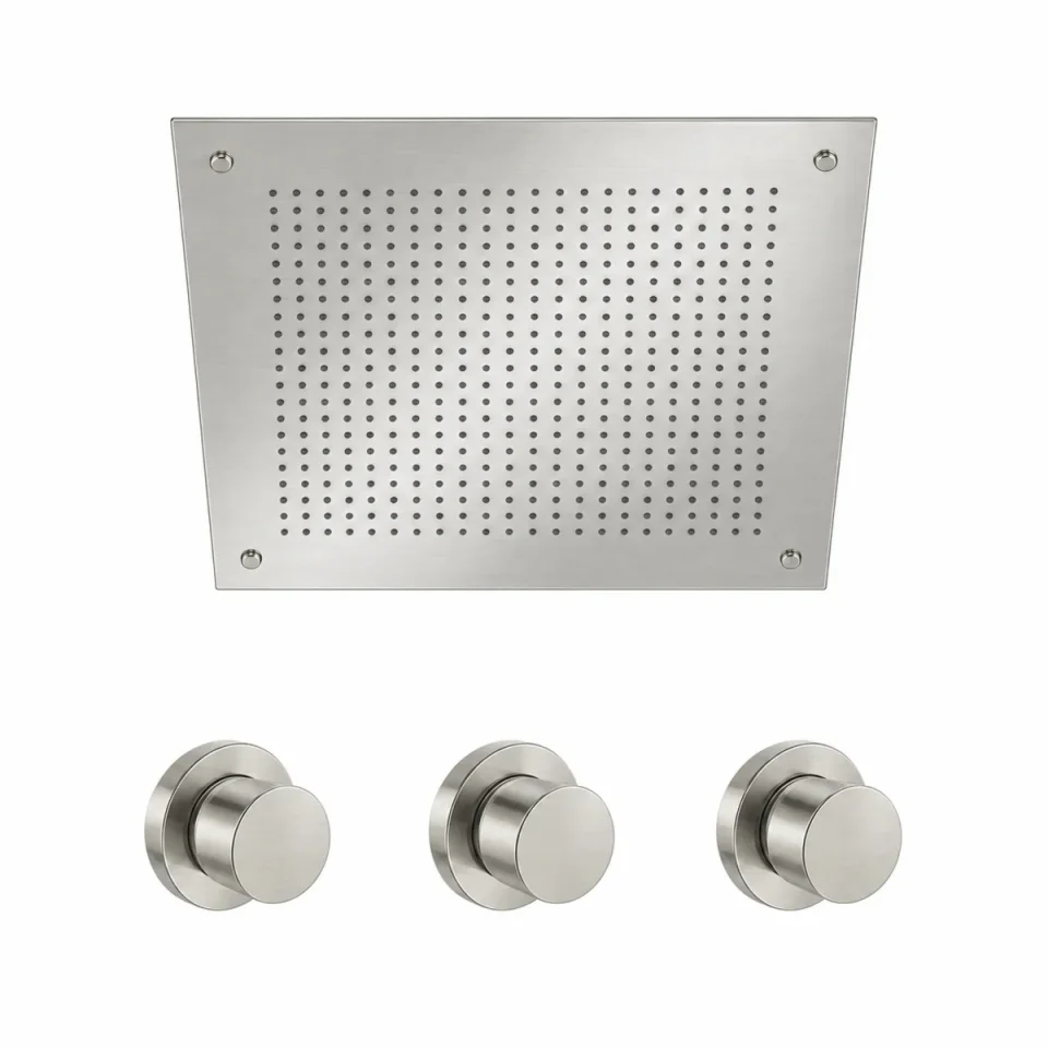 Crosswater Module Plus Shower Set 5 Brushed Nickel product image - Image 1
