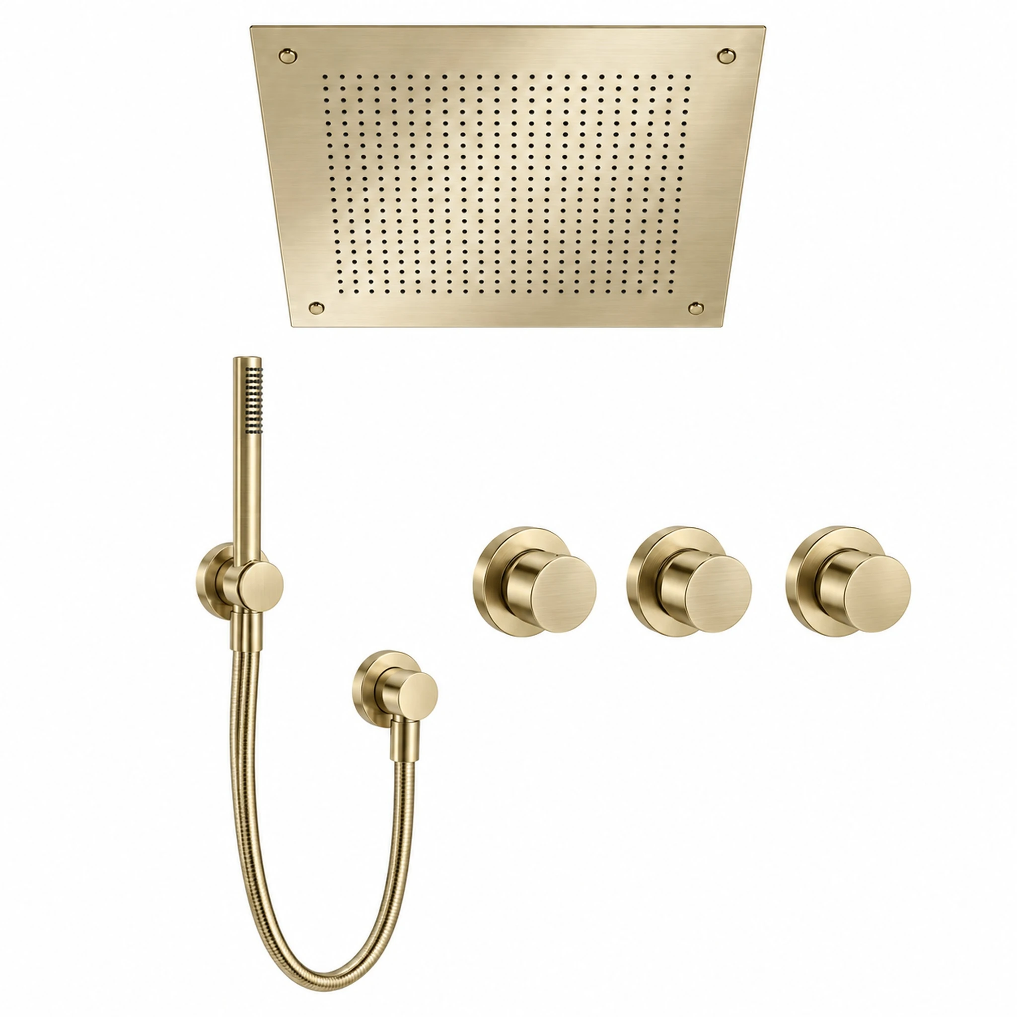 Crosswater Module Plus Shower Set 7 Brushed Brass