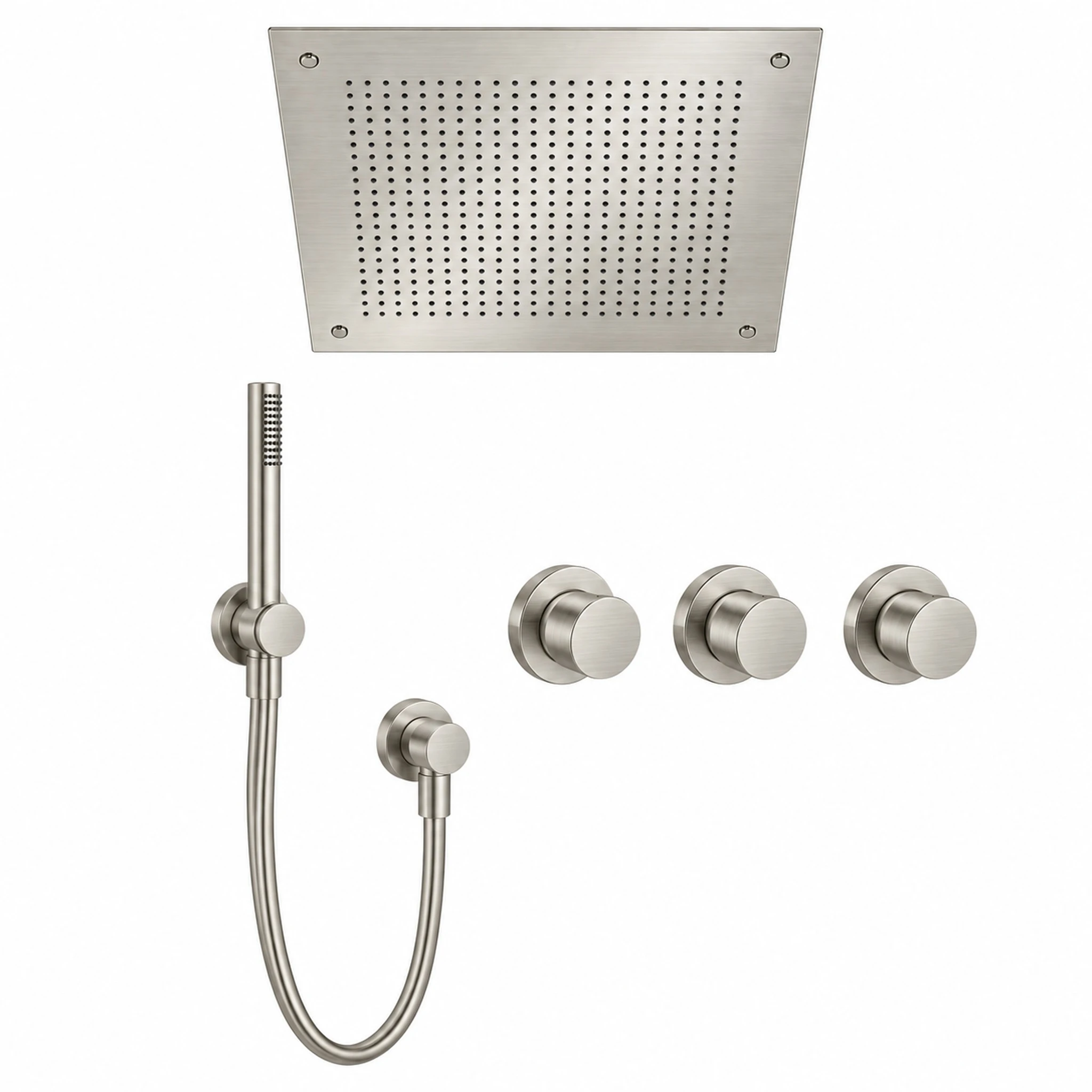 Crosswater Module Plus Shower Set 7 Brushed Nickel