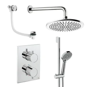 Crosswater Crossbox Shower Set 10 Chrome 300mm