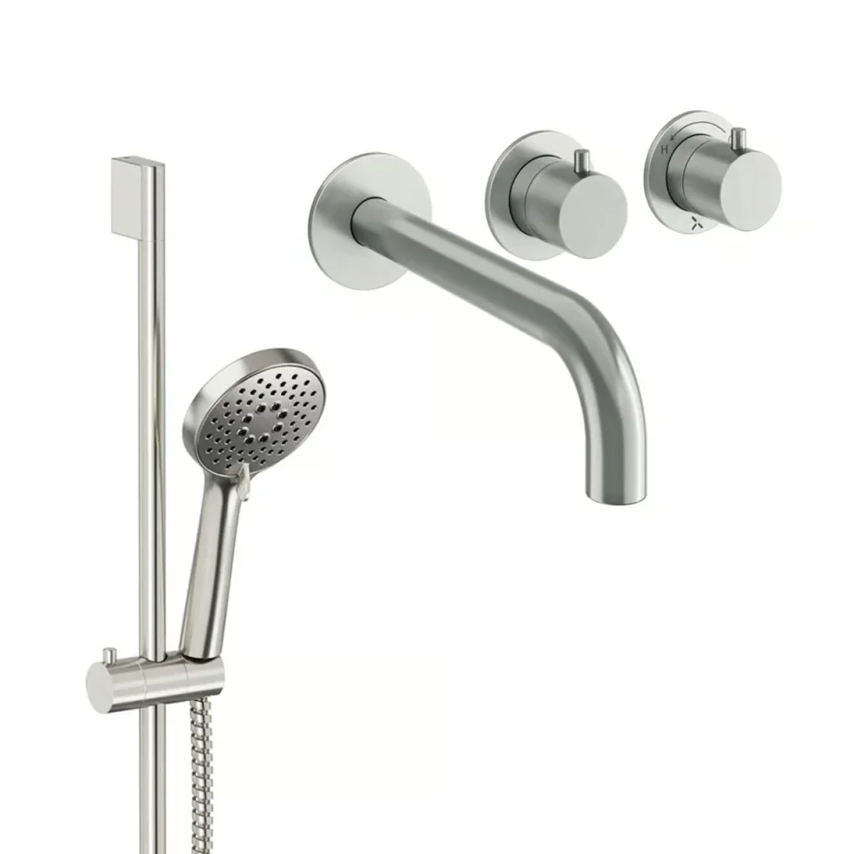 Crosswater Module Shower Set 4 Brushed Nickel product image - Image 1