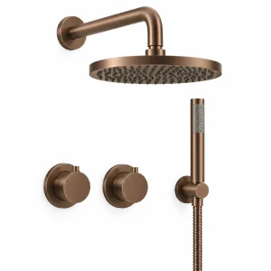 Crosswater Module Shower Set 1 Brushed Bronze 300mm