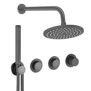 Crosswater Module Shower Set 8 Slate 200mm